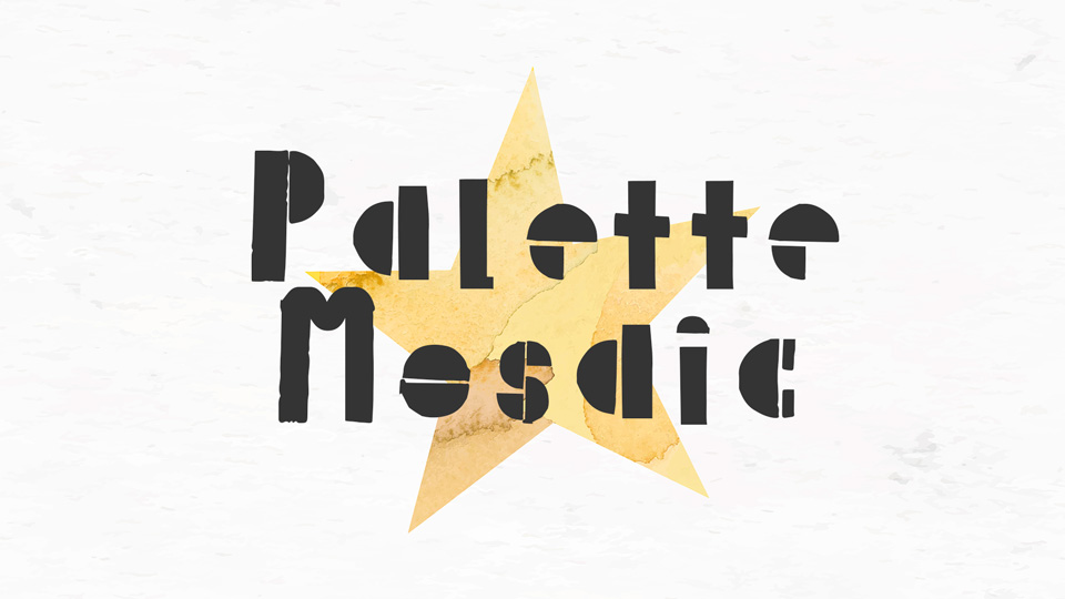 Font Palette Mosaic