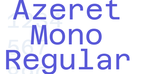 Font Azeret Mono