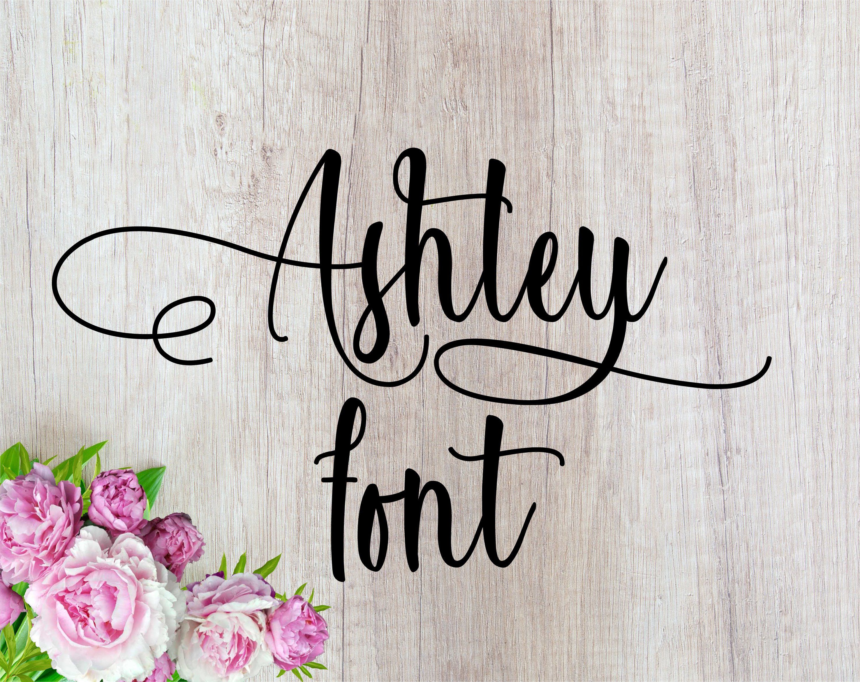 Font Ashley Script