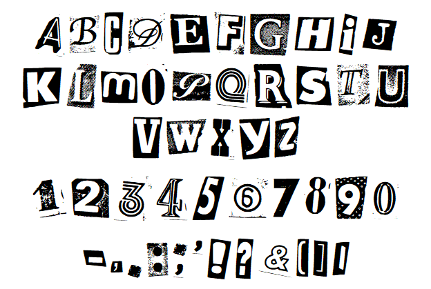 Font Cutout