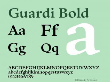 Font Guardi