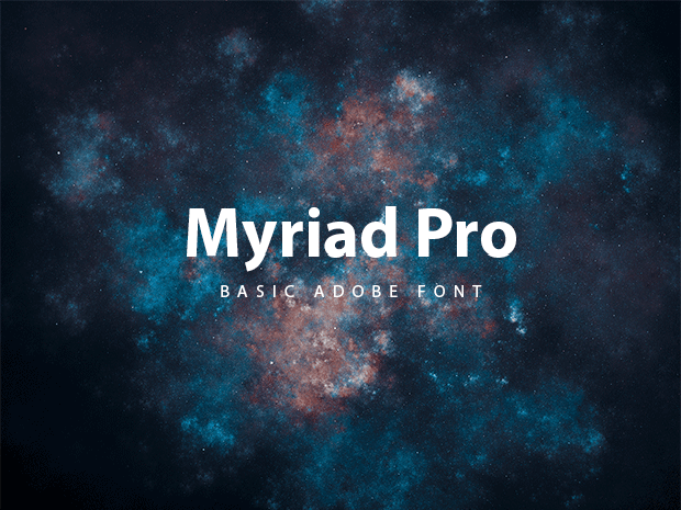 Font Myriad