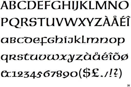 Font Neue Hammer Unziale