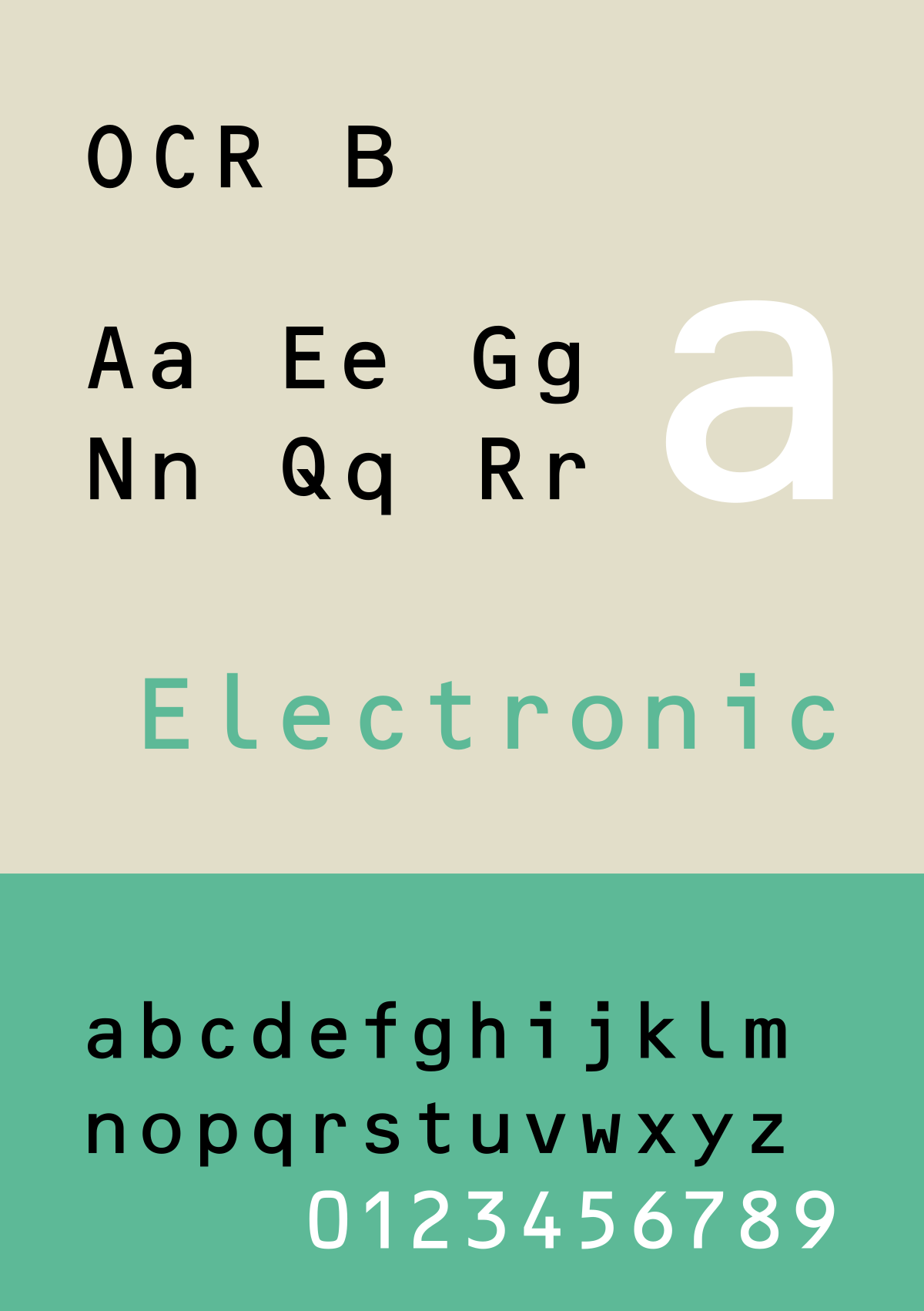 Font OCR B