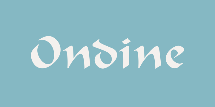 Font Ondine