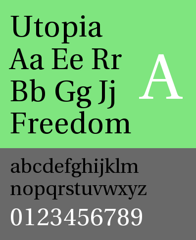 Font Utopia