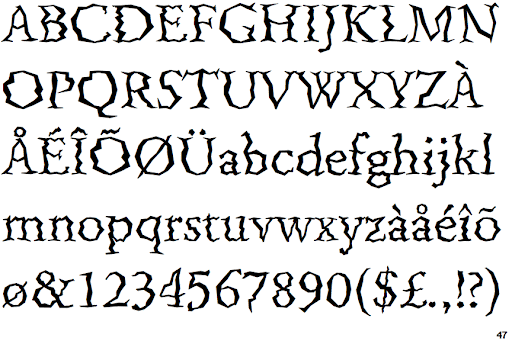 Font Quake