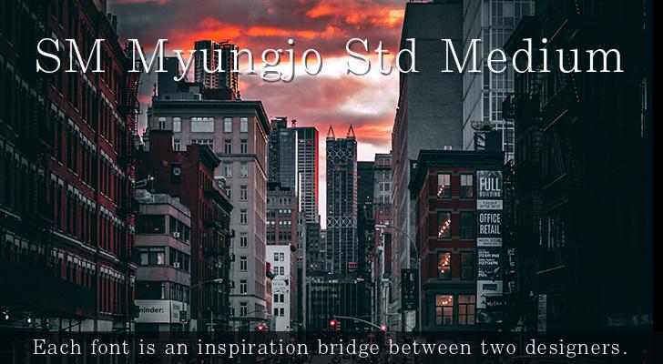 Font SM Myungjo