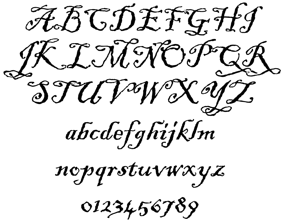 Font Blackadder ITC