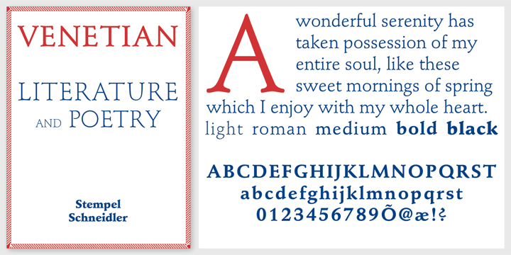 Font Stempel Schneidler