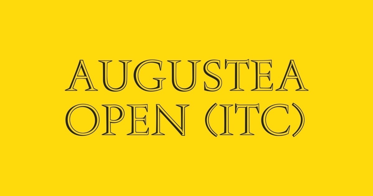 Font Augustea Open