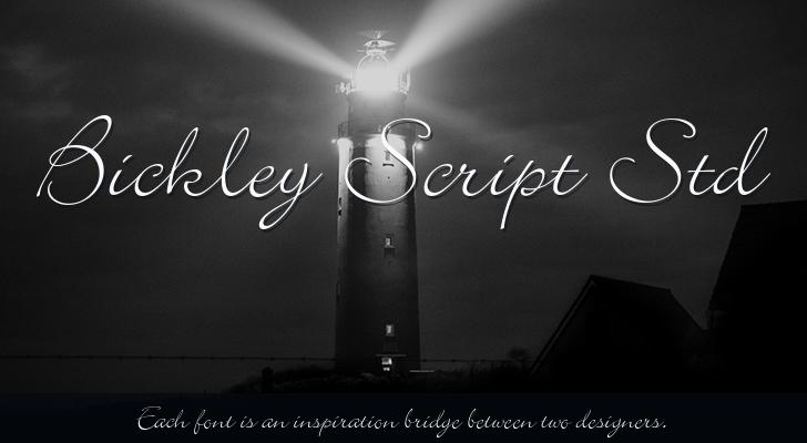 Font Bickley Script