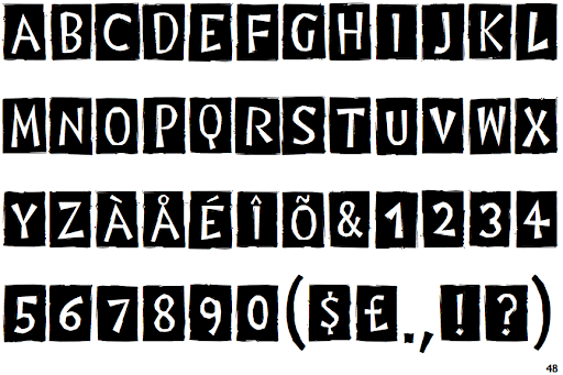 Font ITC Digital Woodcuts