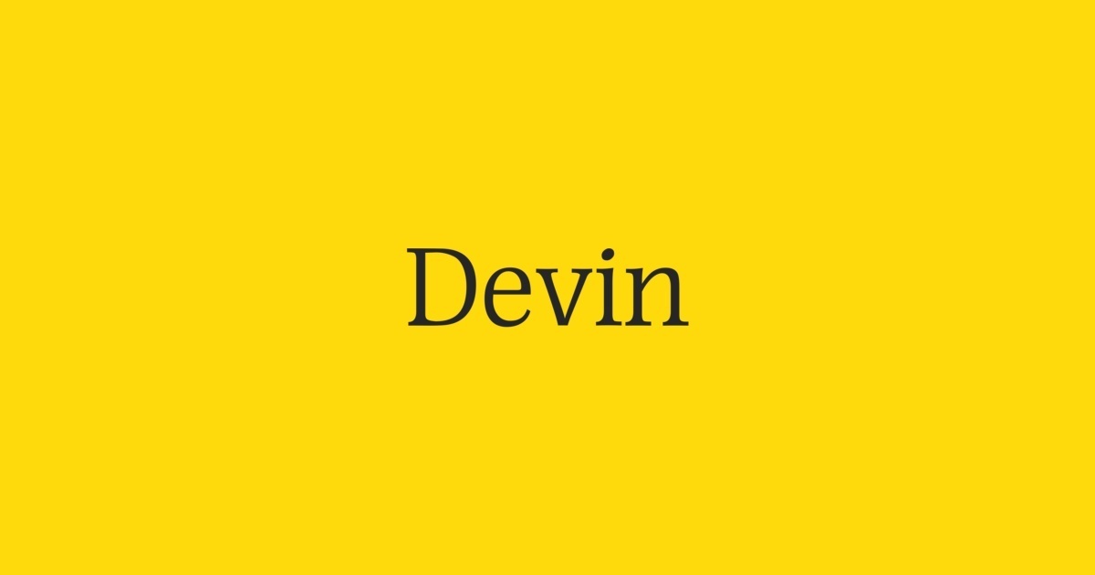 Font Devin