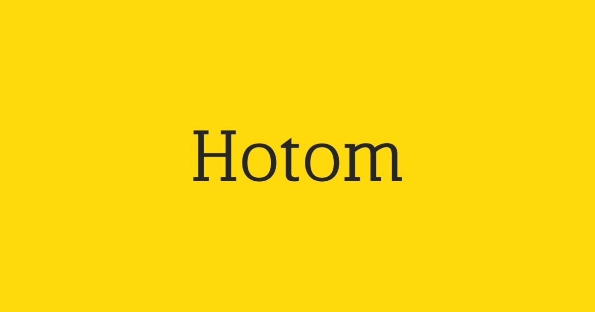 Font HoTom