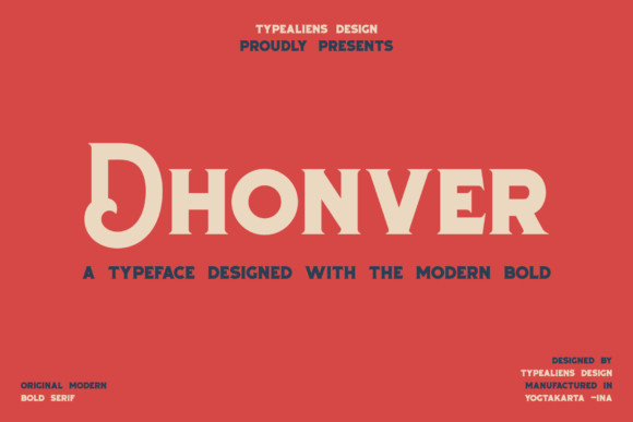 Font Dhonver