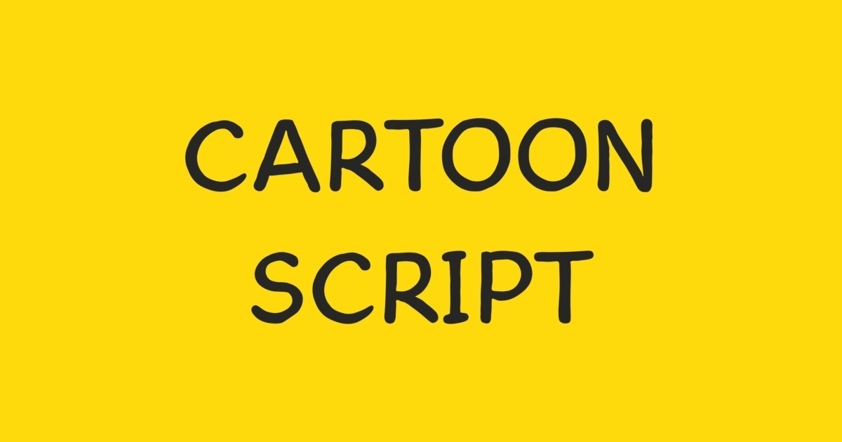 Font Cartoon Script