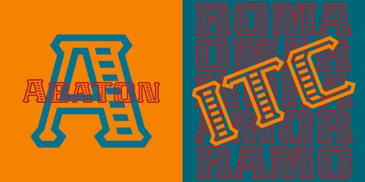 Font Abaton ITC