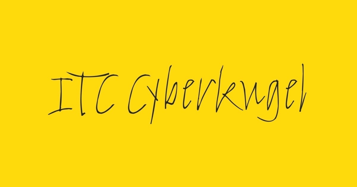 Font Cyberkugel ITC