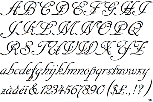 Font Cancellaresca Script