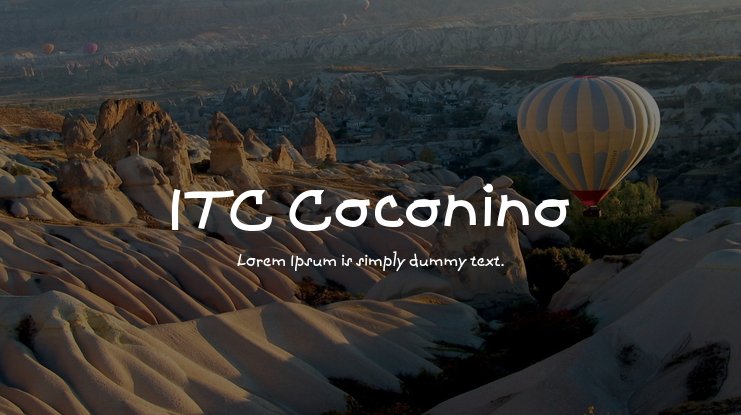 Font Coconino ITC