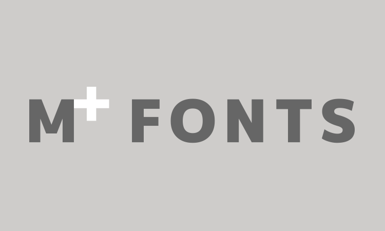 Font M PLUS Code Latin
