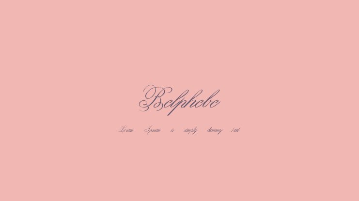 Font Belphebe
