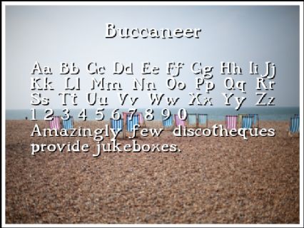 Font Buccaneer