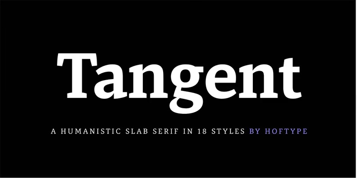 Font Tangient Serif