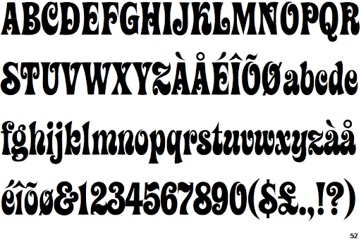 Font Ziggy ITC