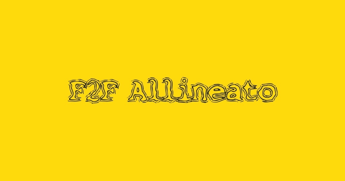 Font F2F Allineato