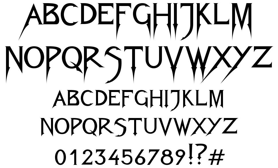 Font Mephisto