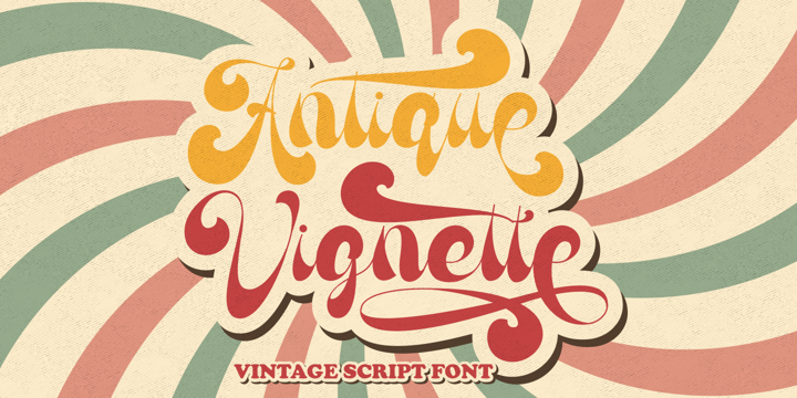 Font Antique Vignette