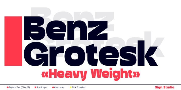 Font Benz Grotesk