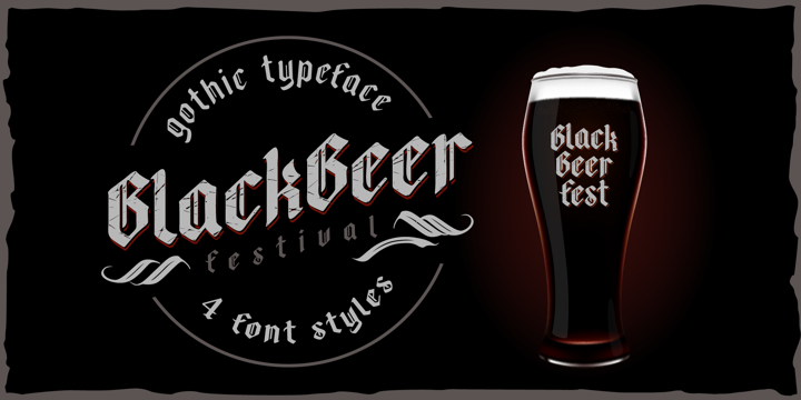 Font Black Beer
