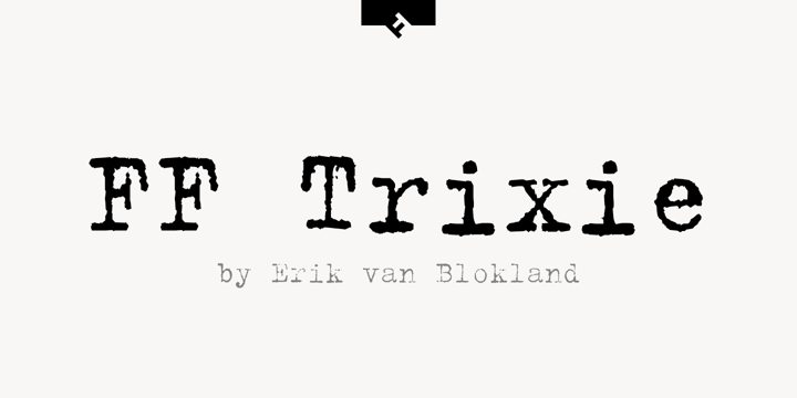 Font FF Trixie