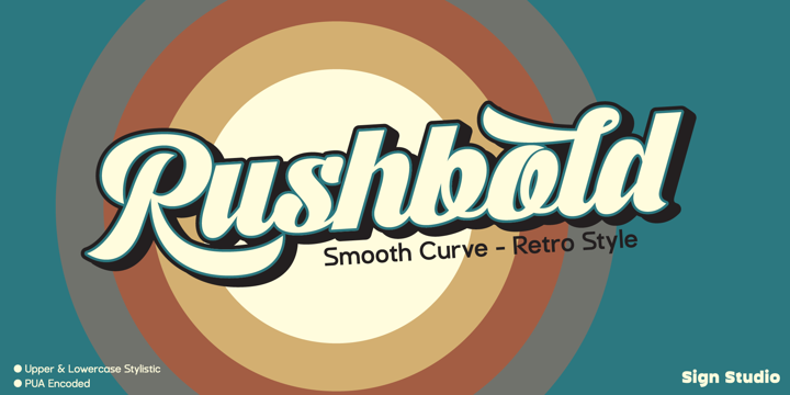 Font Rushbold