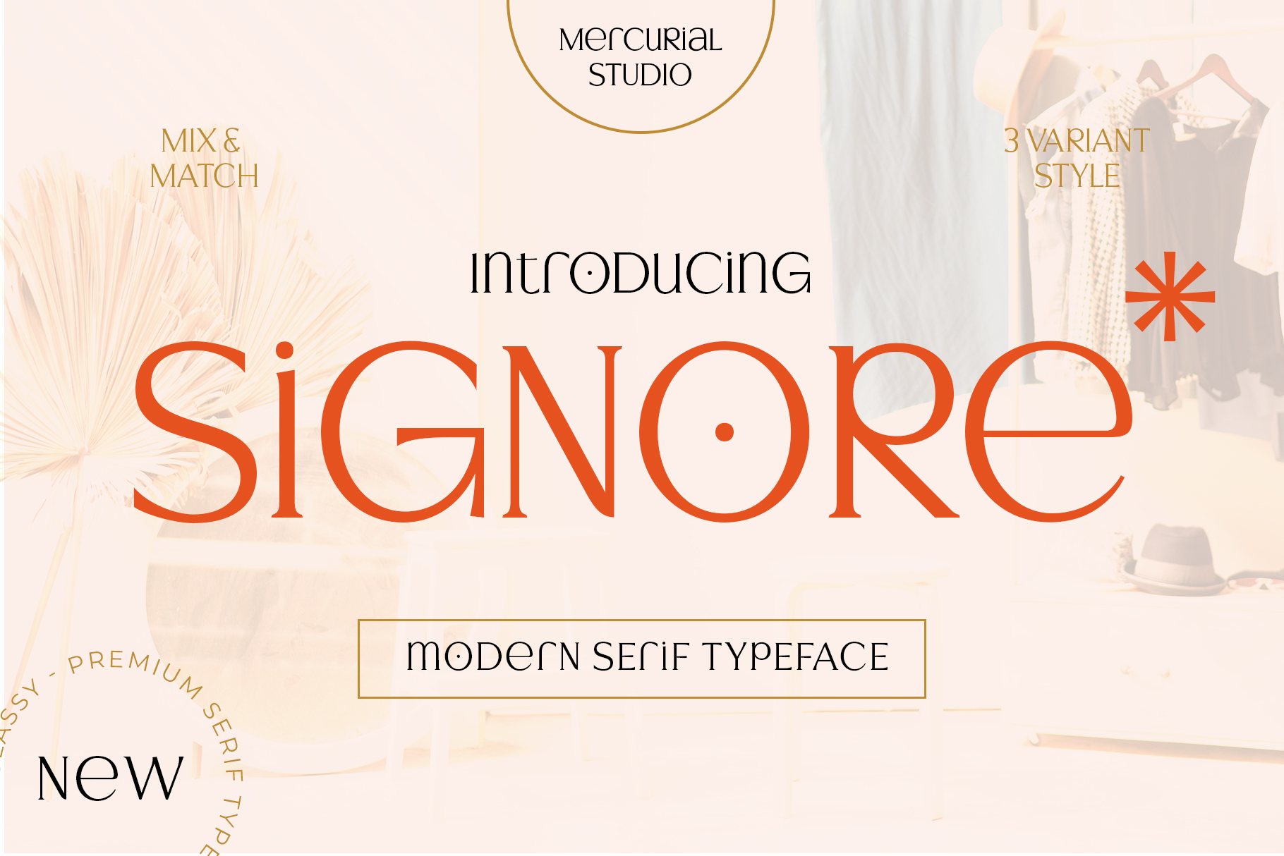 Font Signore Serif Typeface