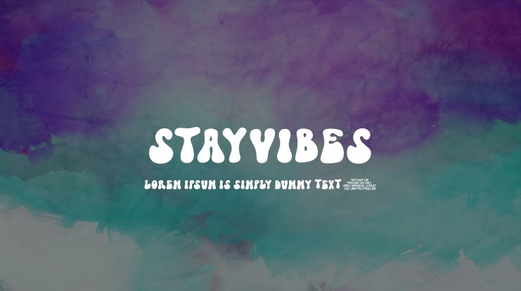 Font StayVibes