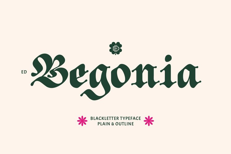 Font ED Begonia