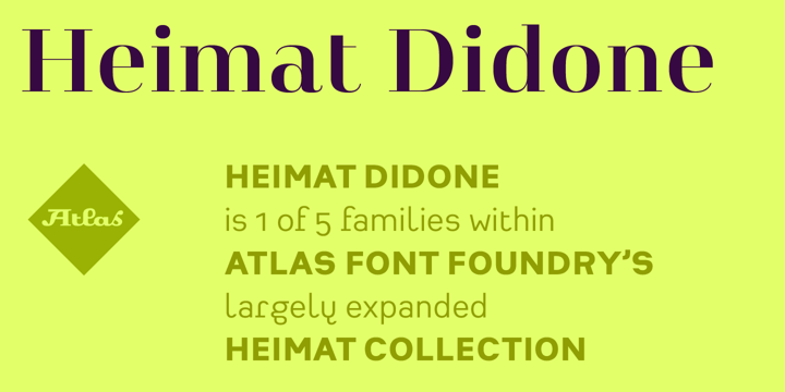 Font Heimat Didone 10