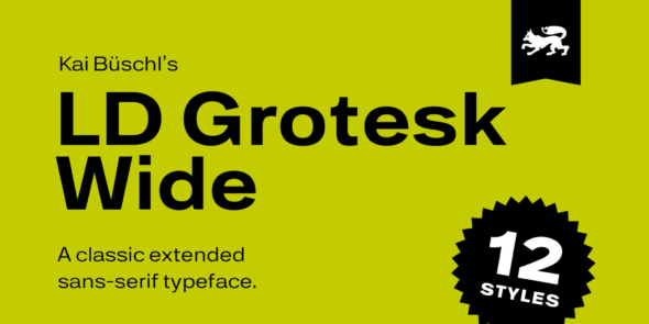 Font LD Grotesk Wide