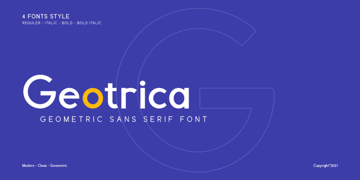 Font Geotrica