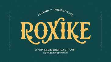 Font Roxike