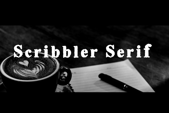 Font Scribble Serif