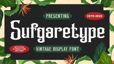 Font Sufgaretype