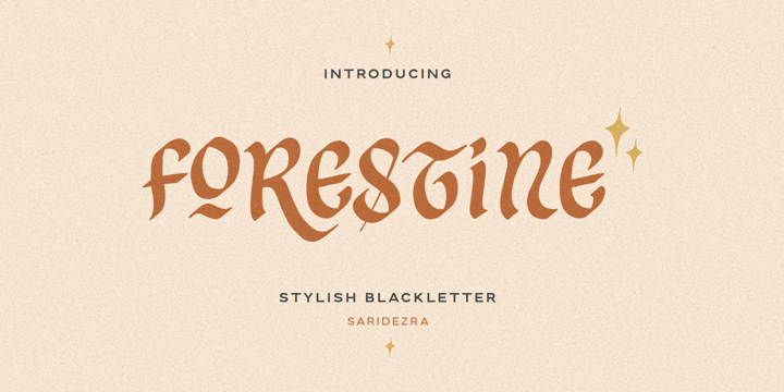 Font Forestine
