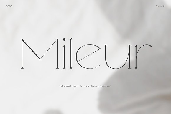 Font Mileur