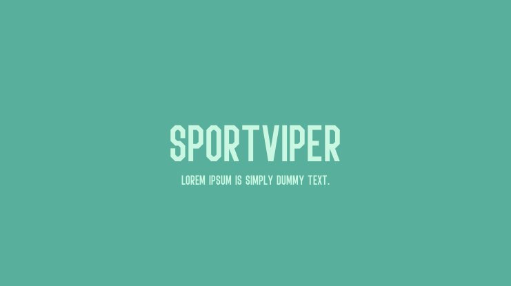 Font SPORTVIPER