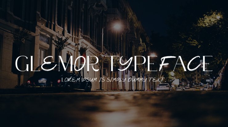 Glemor Typeface